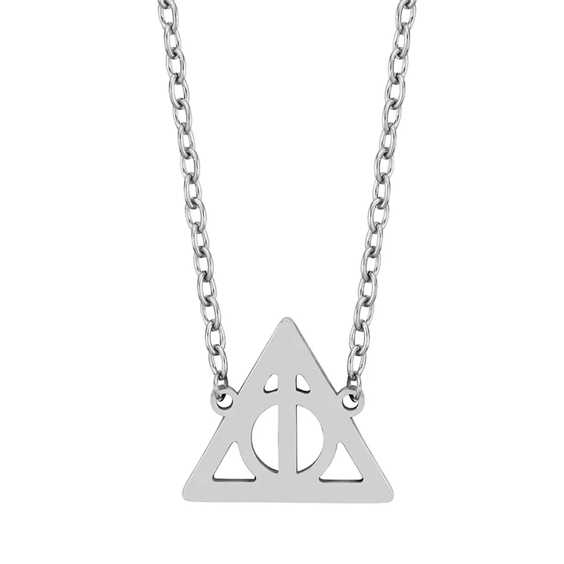 2025 Titanium steel sweater chain, men's and women's stainless steel geometric pendant accessories, fashionable long necklace