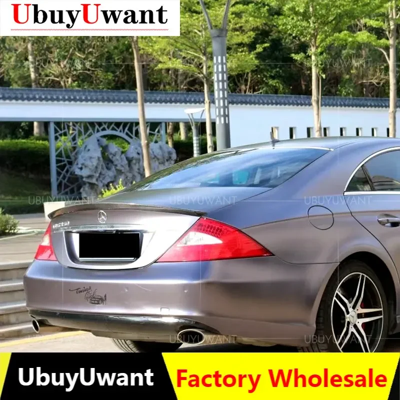 For Mercedes Benz CLS W219 CLS350 CLS550 2005-2010 AMG Style High Quality ABS Plastic Rear Spoiler Wing Trunk Lip Car Styling