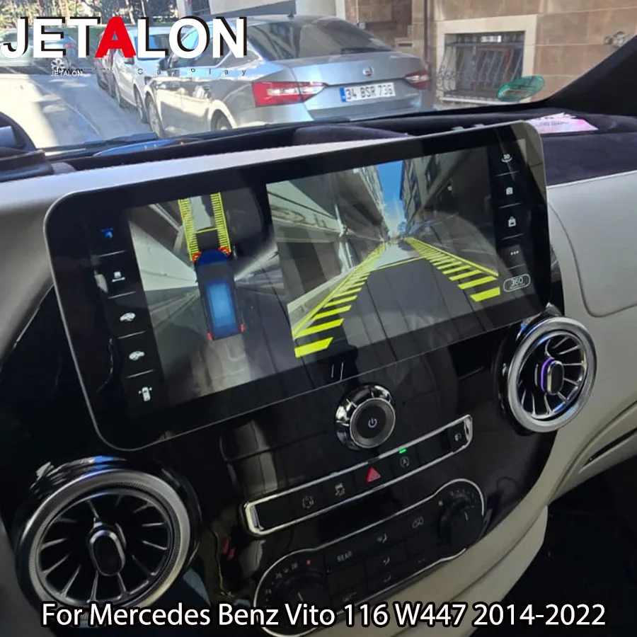 

12,3 "Android Auto для Mercedes Benz Vito 116 W447 2014-2022 Стерео Carplay Автомобильный GPS-навигатор Мультимедийный плеер Головное устройство GPS