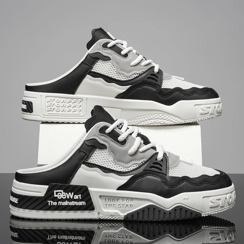 Herren-Sportsandalen und -Pantoffeln, Herrenmodell, bequem, für alle Jahreszeiten geeignet, ideal für den täglichen Gebrauch im Freien, leicht. – Detail 5