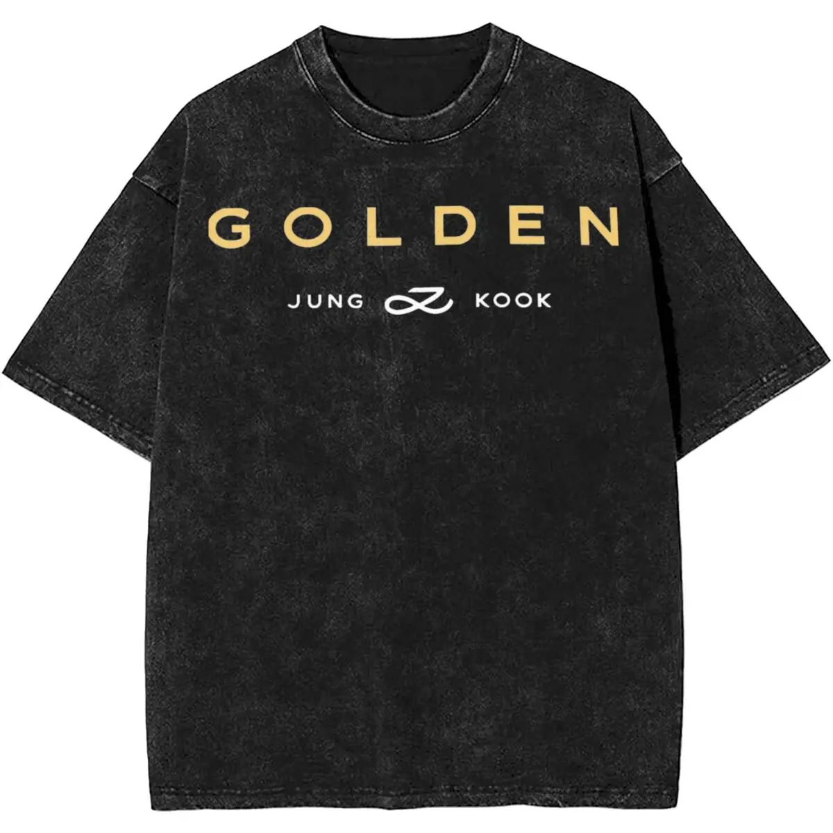 J-Jungkooks Kpop Golden Album T Shirt Hip Hop Washed Cotton Oversize T-Shirts Vintage Men Women Streetwear Summer Tee Shirt