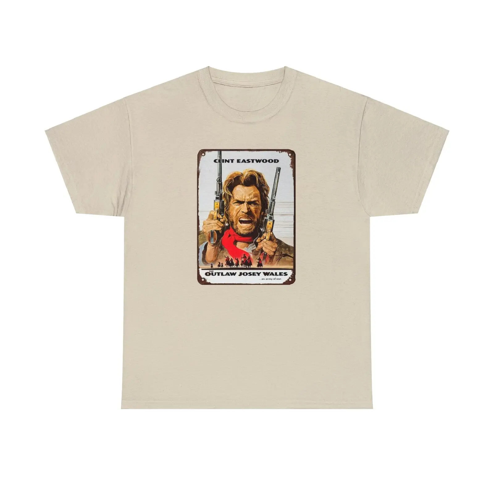 

the Outlaw Josey Wales Movie T Shirt Clint Eastwood Retro T-shirt Western