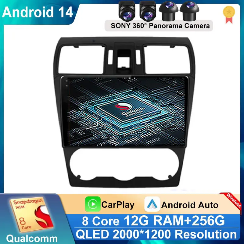 

Android 14 Carplay Car Radio For Subaru Forester 4 WRX SJ XV 2012-2015 Multimedia Video Player Navigation Stereo Head Unit 2din