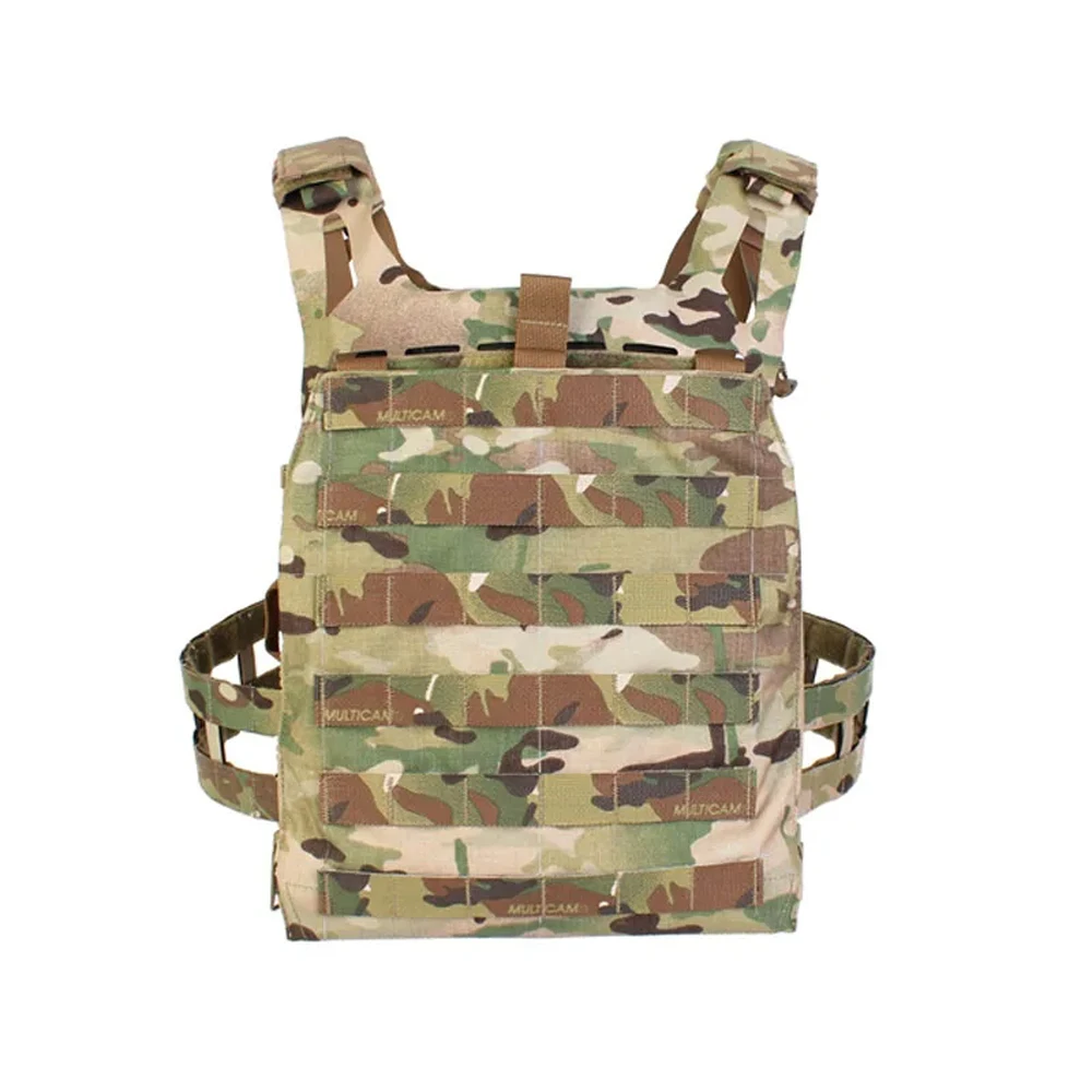 CP สไตล์กลางแจ้ง MOLLE ซิปน้ํากระเป๋าเป้สะพายหลัง 1.0 แผ่น Carrier บาง Hydration POUCH สําหรับ JPC SPC AVS เสื้อกั๊ก