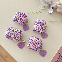 Floral Printed Silicone Earphone Case for Airpods 1/2/Pro/Pro2/3/4 Anti-Fall Protective Cover with Cute Flower Design