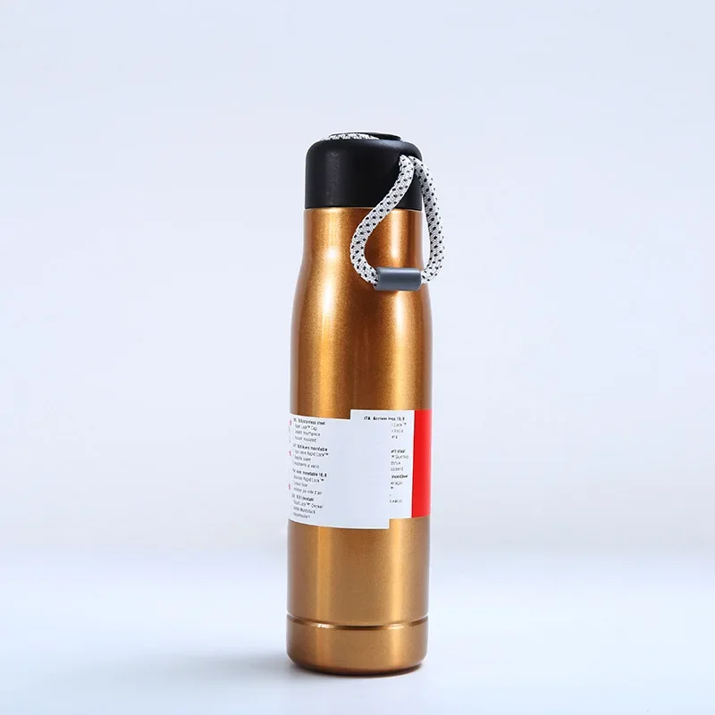 304 Vacuum Flasks Thermoses Stainless Steel Thermos Cup with Rope Rider outdoor Mountaineering Kettle Water Bottle Coffee Mug