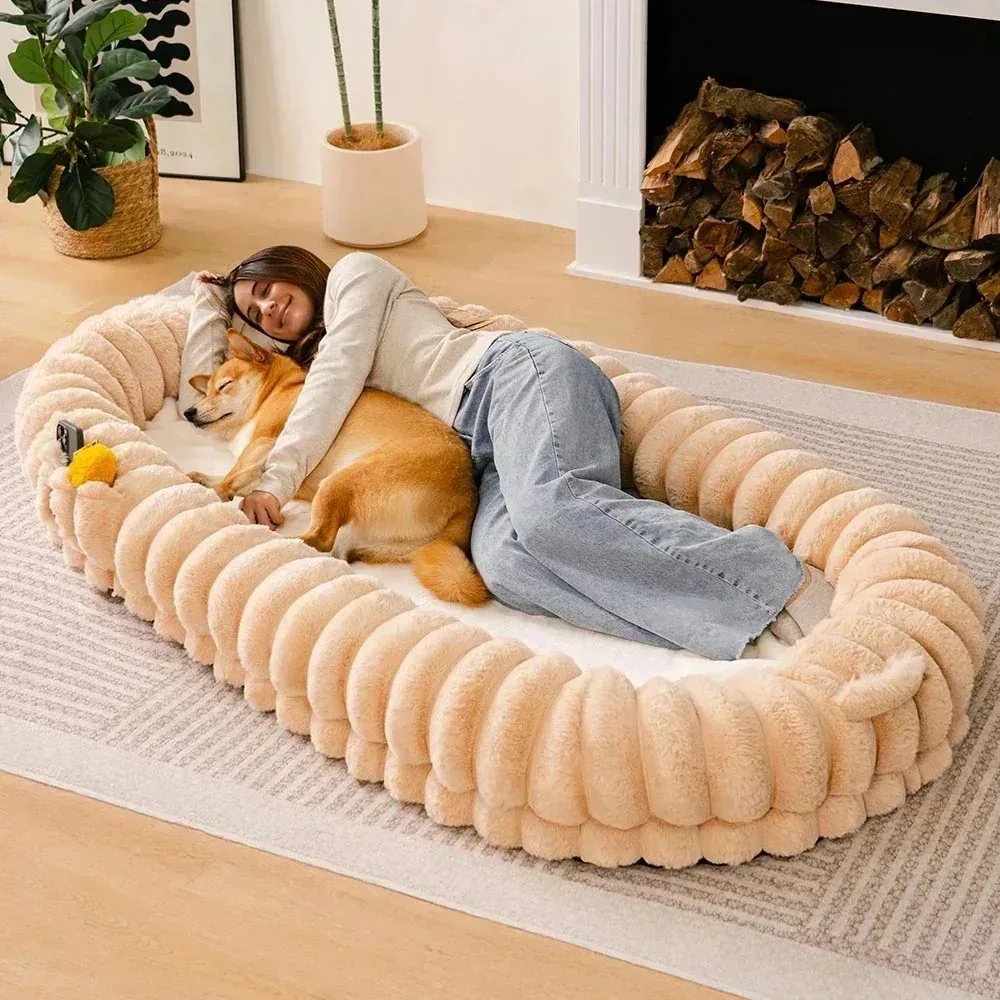 Pet sharing kennel security lazy sofa bed removable huge dog bed dog mattress