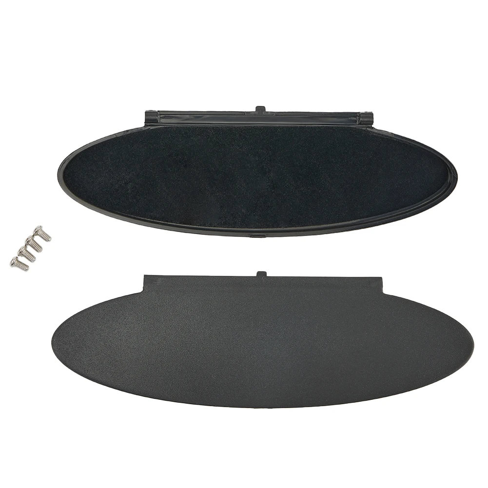 2PCS Replacement Sunvisor Vanity Mirror Cover Black For Porsche 911, 996, 997 Black Replacement Interior Car Truck Accessories