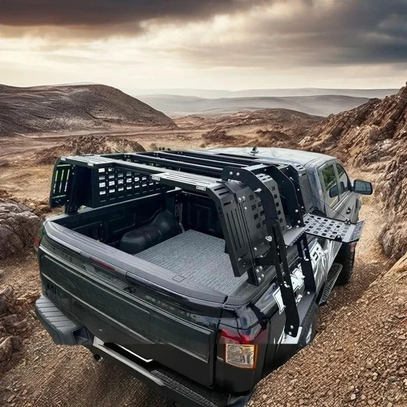 Customized Steel Bed Rack Roll Bar for Ranger Trucks 4x4 Pickup Car Exterior Peormance Parts