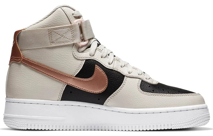 Nike Air Force 1 High Light Wood Brown Women's Sneakers shoes With Original Box