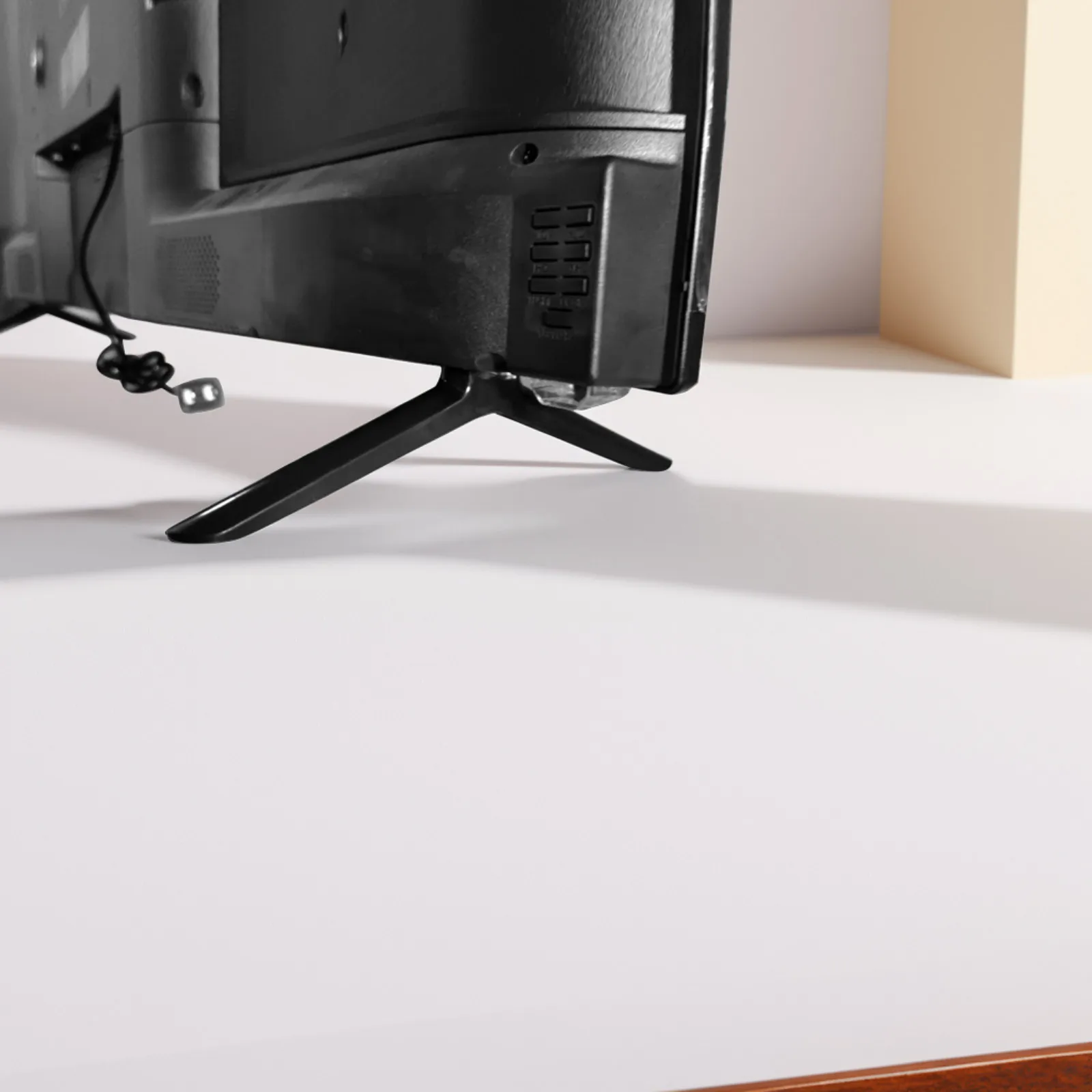 

1 Set Of Stand Universal Replacement Base Stable Pedestal Holder Legs Support For Televisions Tabletop Home Entertainment