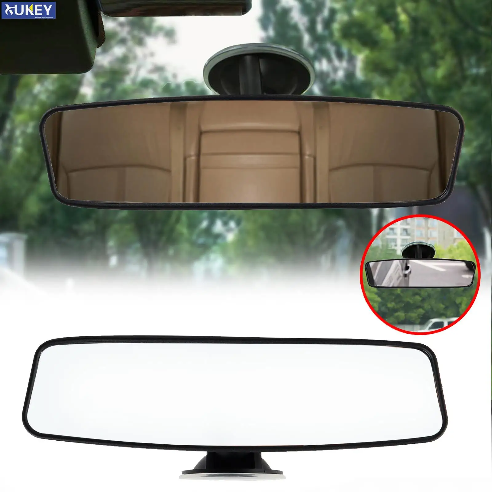 Adjustable Car Truck Interior Rear View Mirror Suction Cup Baby Mirror Back Seat Rearview Mirror Universal Accessories Safety