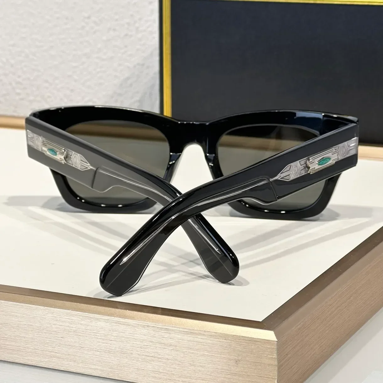 Fashion Sunglasses For Men Women ALANUI Summer Designer Stylish High Street Style UV400 Retro Plate Acetate Full Frame Glasses