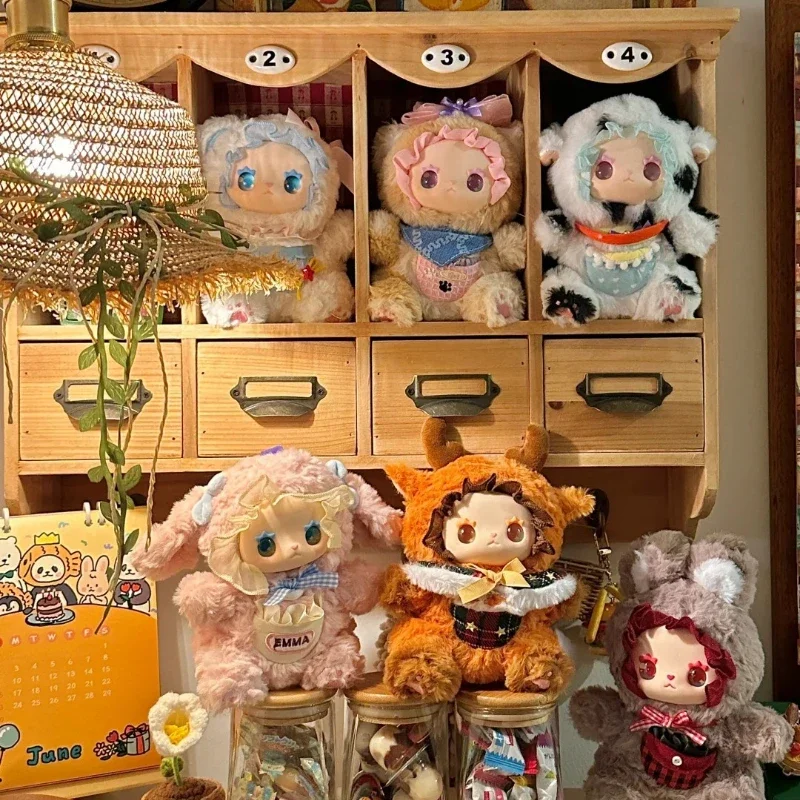 

LOVELY EMMA Pockets Zoo Series слепая коробка милый кролик фигурка Mystery Box Kawaii Bear аниме кукла для девочек кулон игрушки подарок
