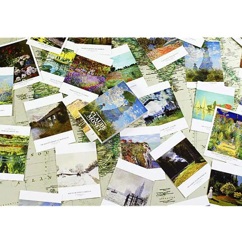 30PCS/set Oil Painting Postcard Series Vintage Paintings Postcards Greeting Card Wish Card Fashion Gift открытки посткроссинг