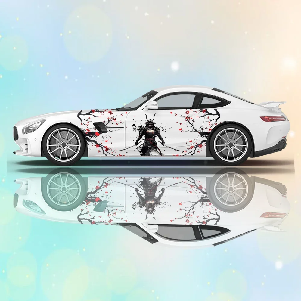 

Двойное лезвие Warrior, красная струйная автомобильная виниловая наклейка, ПВХ наклейка против царапин, подходит для грузовиков, внедорожников, Декор, автоаксессуары