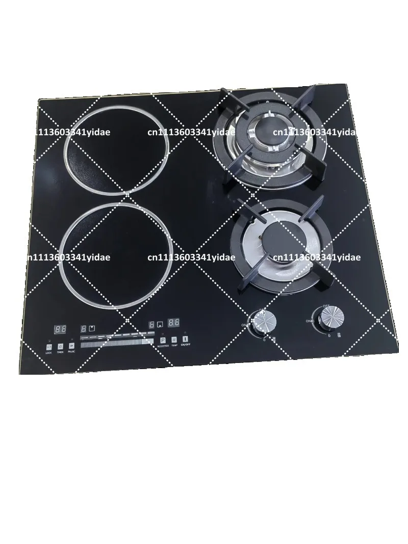 Kitchen Appliances Glass Panel 4 Burners Gas Induction Cooktop Hob view 6