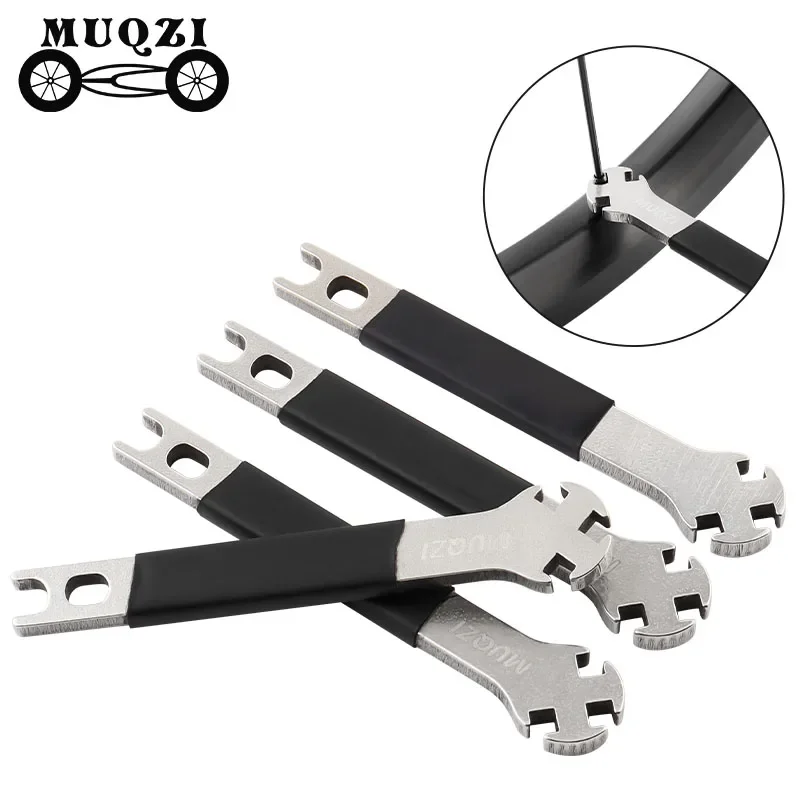 MUQZI Bicycle Spoke Wrench 3.3 3.4 3.5mm Spoke Nipples Remover Bike Wheel Spoke Tension Adjust Repair Tool