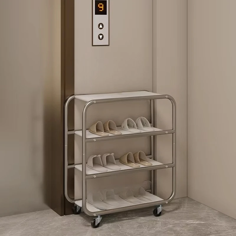 Modular shoe cabinet adjustable space saving simple home dormitory style small multi-layer luxury
