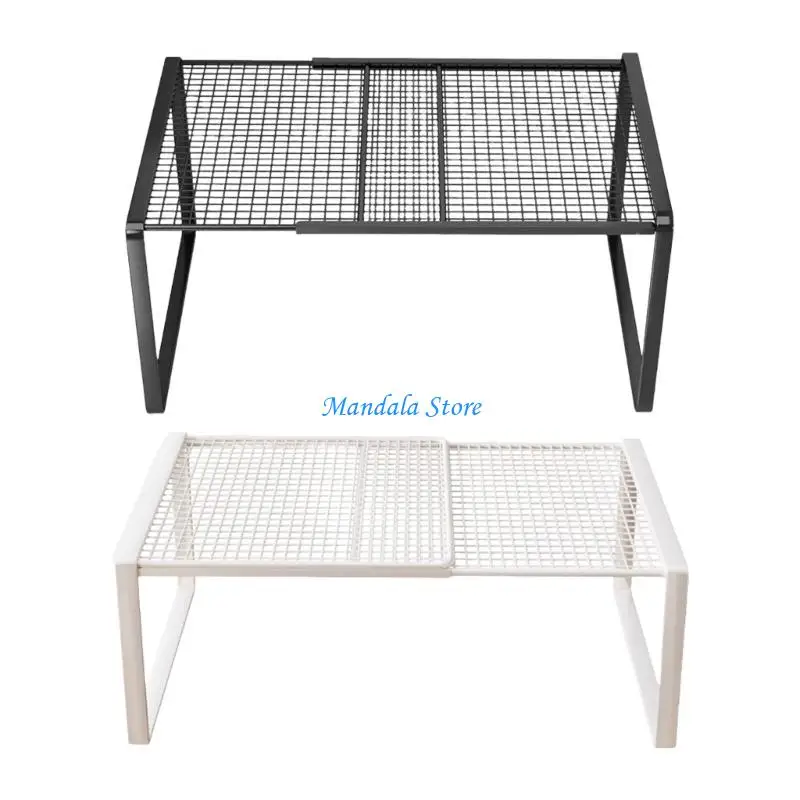 

U2JC Quick Assembly Closet Organizers Shelf Iron Flat Metal Construction Layers Home Storage