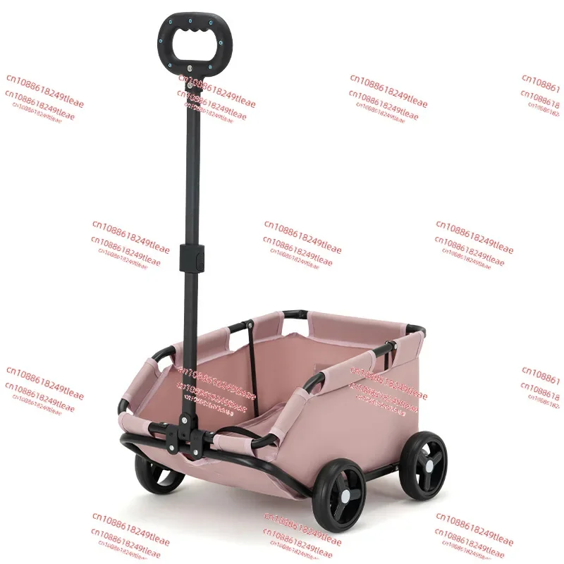 

Small Pet Cart Dog Cat Teddy Baby Cart Travel Pet Dog Cart Lightweight Folding
