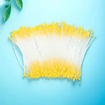 1 Kantong Bunga Buatan Pistil Ujung Ganda Bahan Kerajinan DIY Untuk Dekorasi Pernikahan Rumah Pesta Rangkaian Bunga Kuncup Grosir