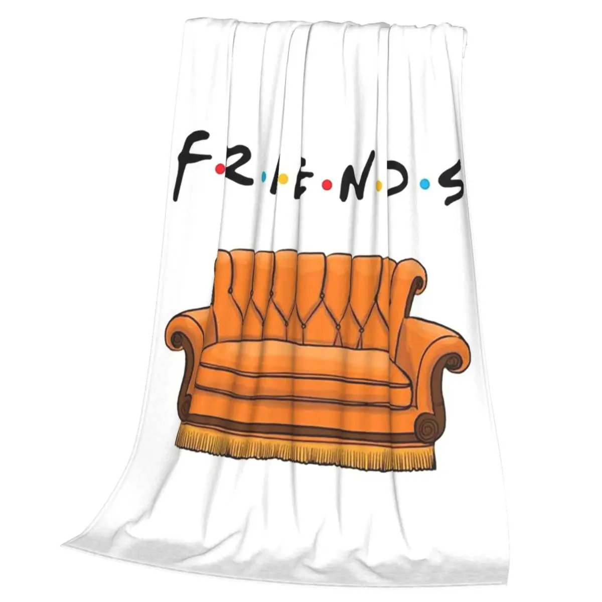 Friend TV Show Blankets Soft Warm Flannel Throw Blanket Plush for Bed Living room Picnic Travel Home Sofa