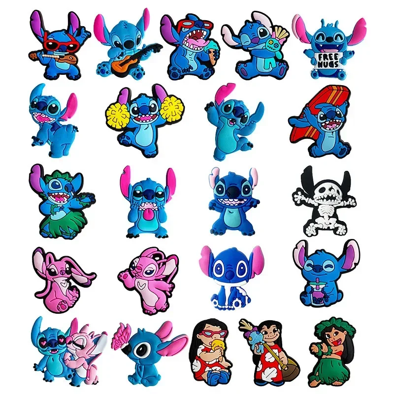 

26PCS Disney Stitch Shoe Decorations Accessories Charms for Clogs Bogg Bag Bubble Slides Sandals, Gift Idea for Birthday