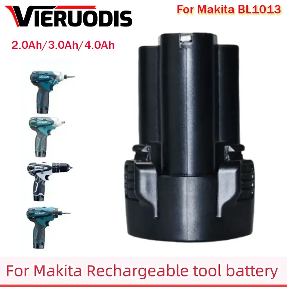 10.8V 3.0Ah 2.0Ah 4.0Ah Real Capacity Li-ion Battery for Makita BL1013 BL1014 BL1014 LCT203W 194550-6 194551-4 195332-9 DF030D