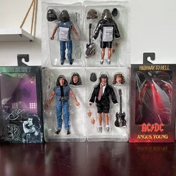 Highway To Hell Angus Young Bon Scott Action Figure Model Toys Collection Joint Movable Christmas Gift Toys For kids