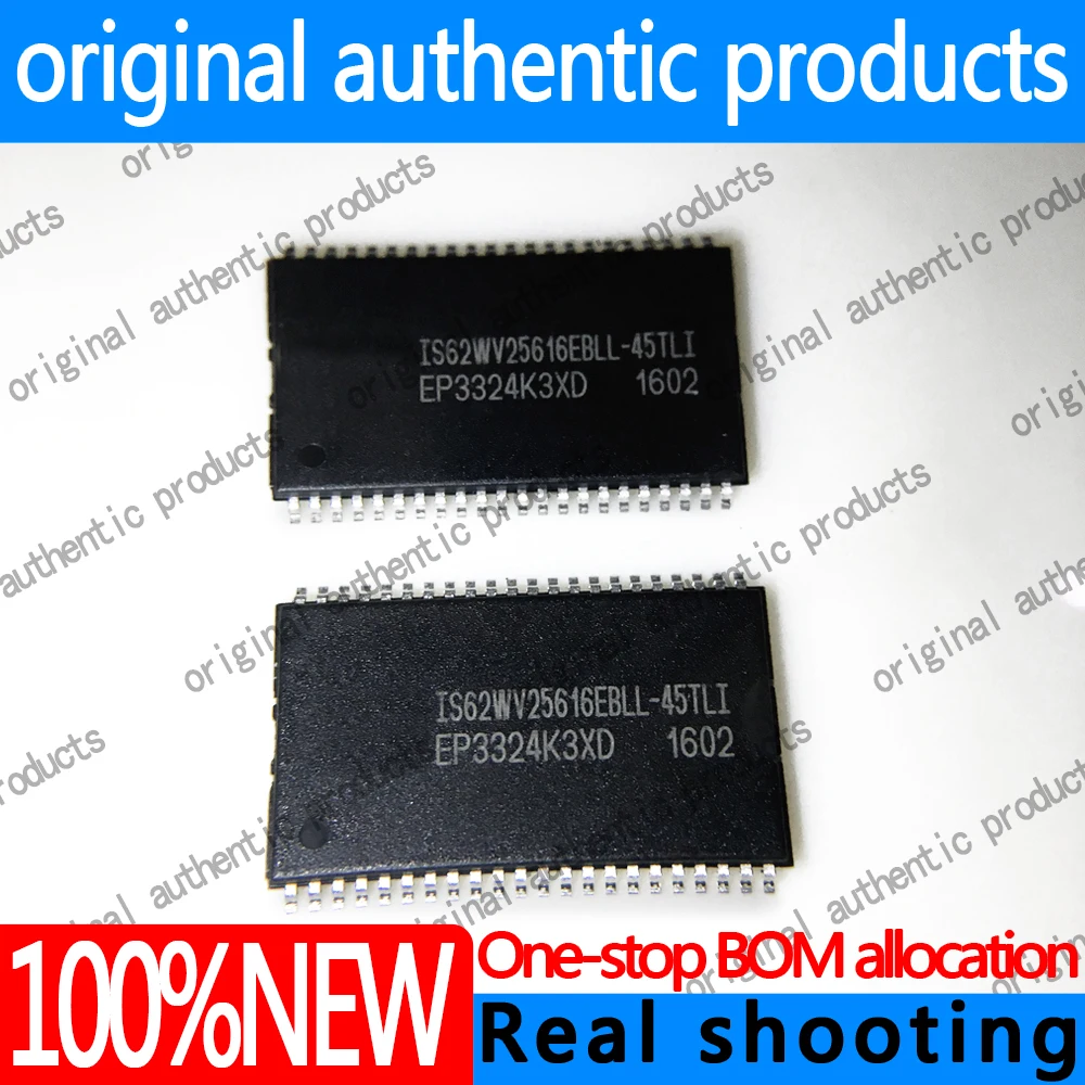 1/5/10/30PCS(New) IS62WV25616EBLL-45TLI IS62WV25616 TSOP44 Memory chip