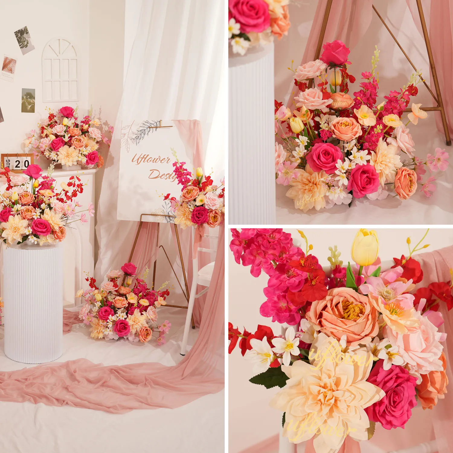 

40 см свадебный стол, центральная часть, цветочный венок, декор подсвечника, роза, зеленый лист, цветочная композиция, Рождество