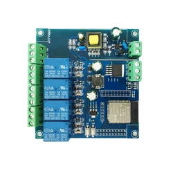 AC/DC Power Supply ESP32 WIFI For Bluetooth BLE 4 CH Relay Module ESP32-WROOM Development Board ESP32-C3/ESP-C3-12F DC 5V-60V