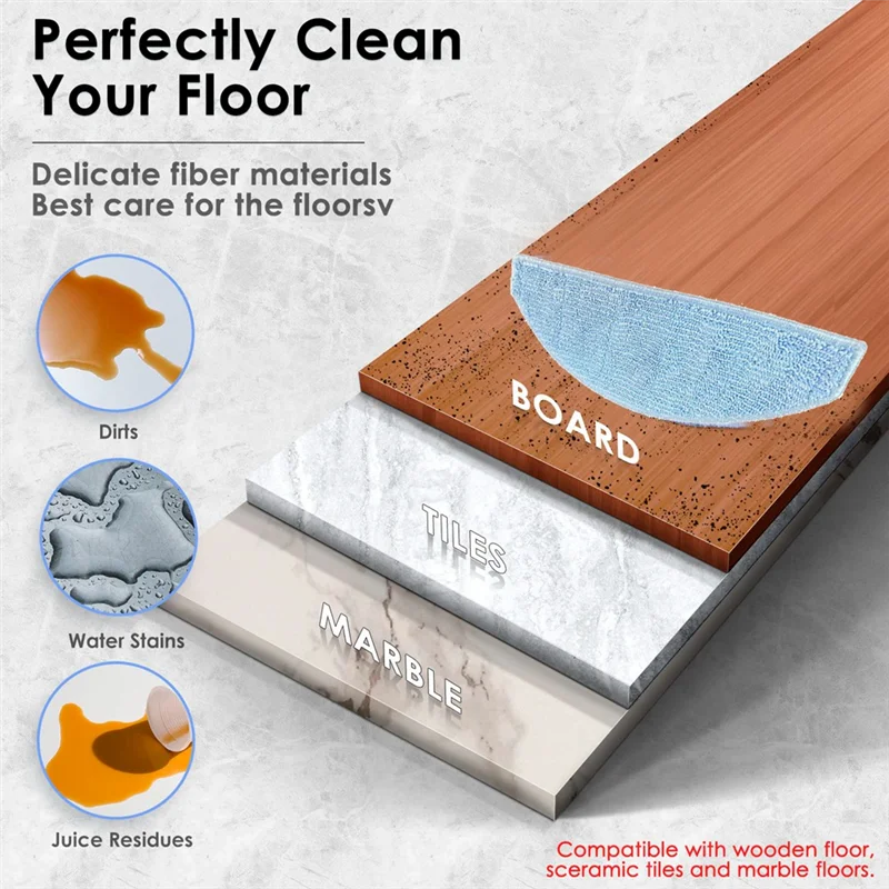 A05G-Para minien mx90 pro/selectpro EGR-100 acessórios para aspirador de pó-peças de reposição pano de limpeza 10 peças