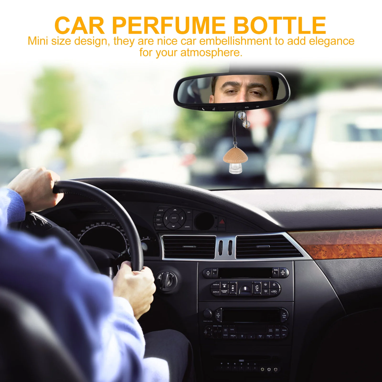 Perfume Pendant Diffusers Car Oil Hanging Air Freshener Aromatherapy Bottle Empty