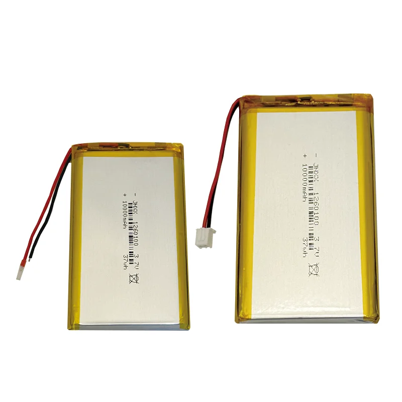 La batería de polímero de litio recargable 1260100 3,7 V 10000mAh se puede utilizar en un pequeño instrumento de belleza electrocrógrafo PDA