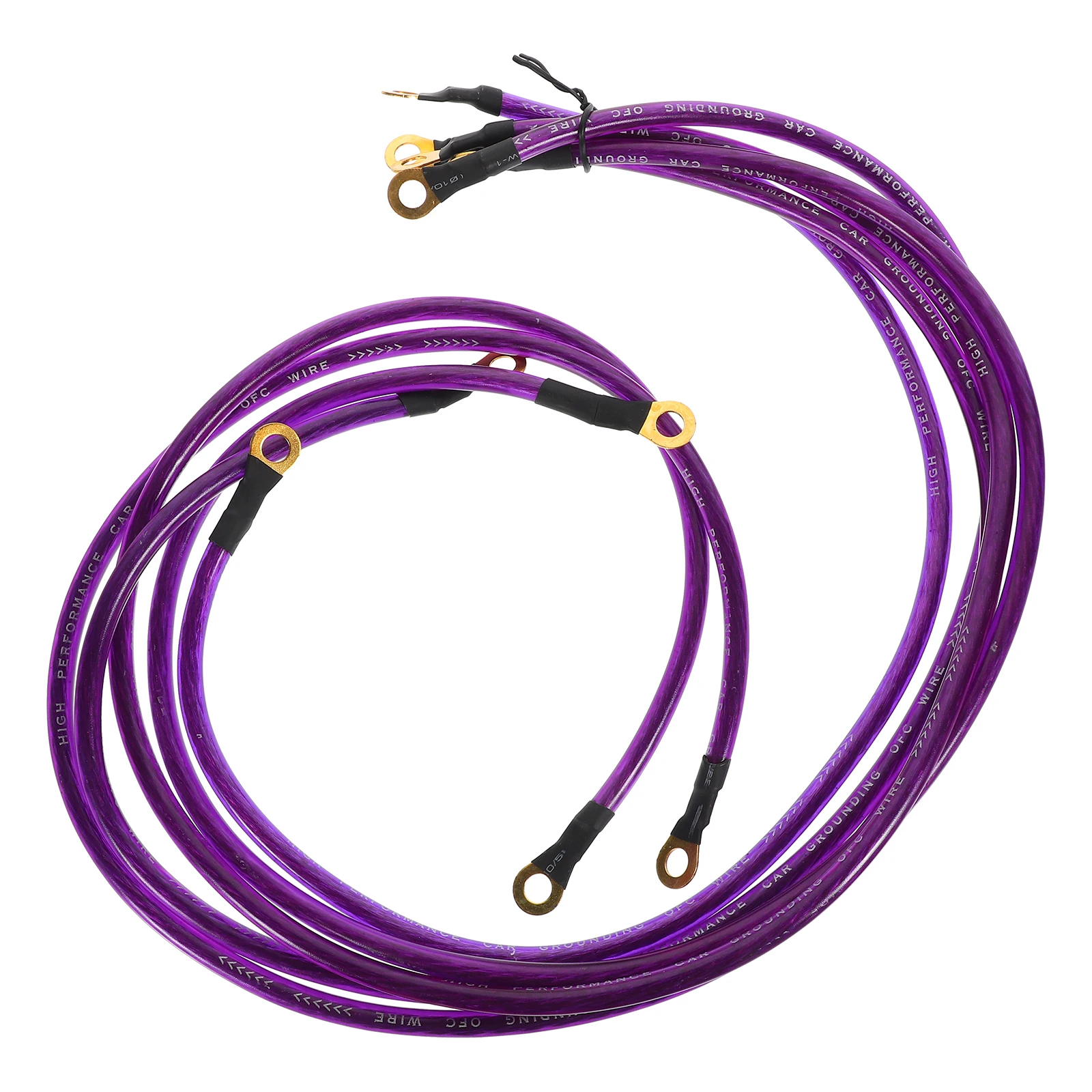 

5PCS Audio Speaker Stereo Subwoofer Cables for Car Audio Cable Replacement Wire Red Color Professional Accessories