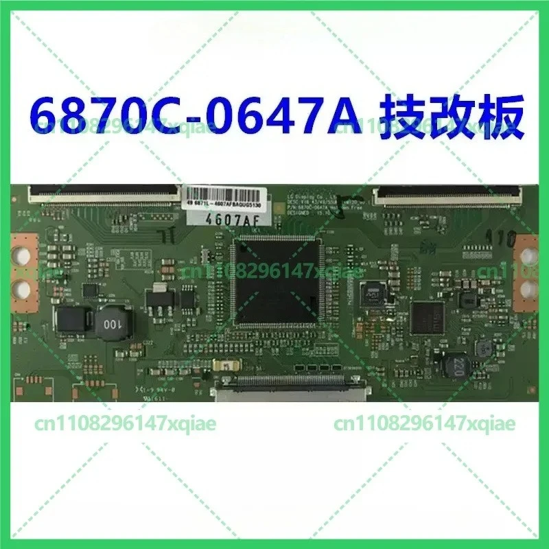 Used for LG T-Con Board 6870C-0647A for 43/49/55UH6100-CB, Modified To Fix Flicker Shaking Y Disconnection
