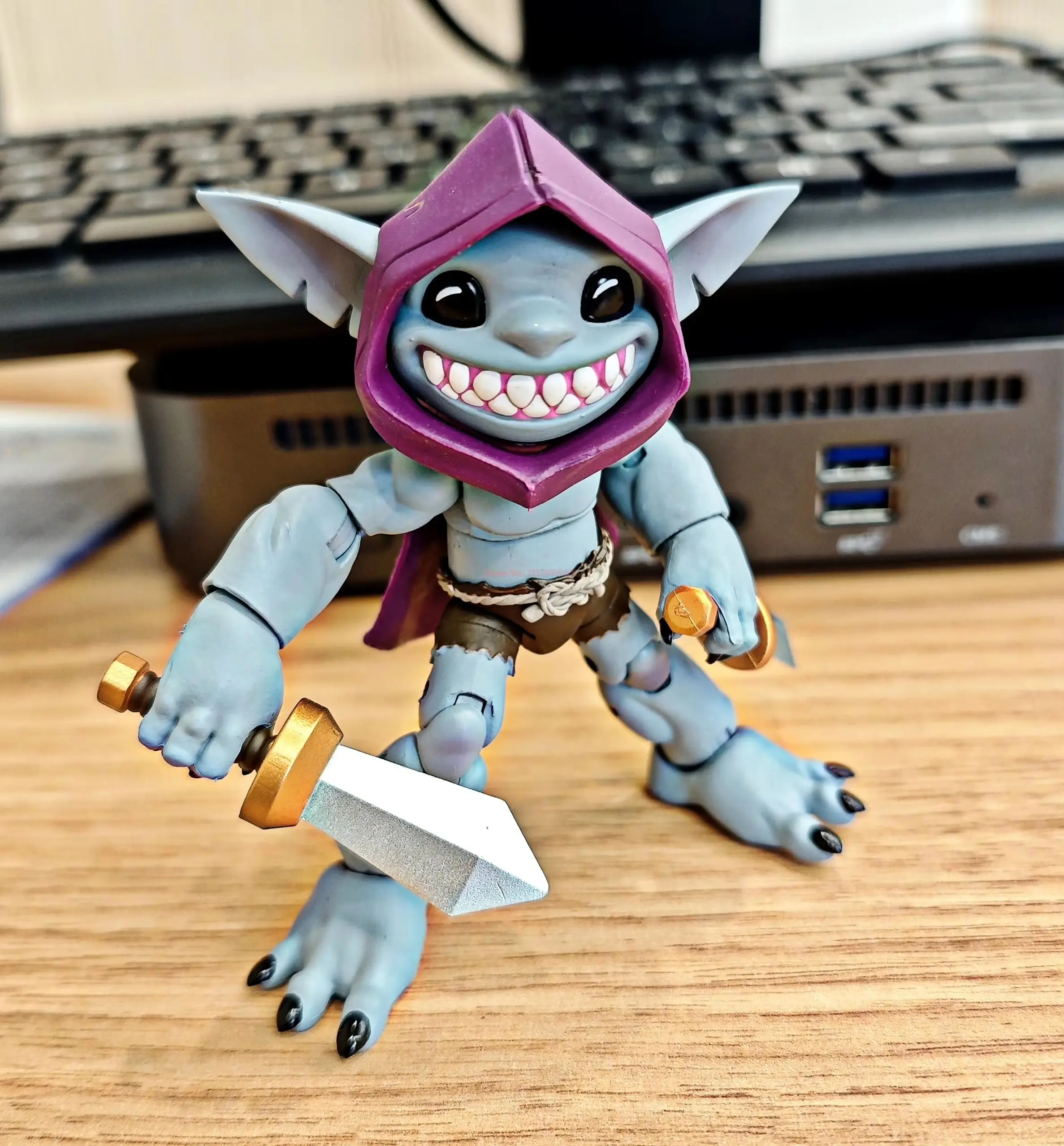 ในสต็อก Plunderlings Goblin Series 1 Wave 1/12 4 นิ้ว Action Figure ของเล่นคอลเลกชันของขวัญฮาโลวีนเด็กของขวัญ