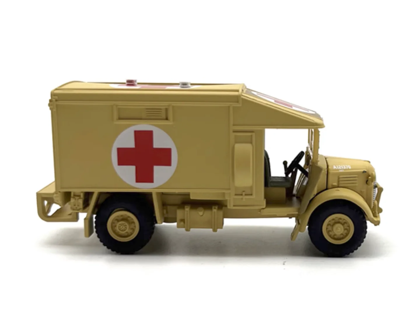 1/76 OO Scale Alloy Car Austine K2 Ambulance Car Scene Miniature Collection Sand Table Landscape