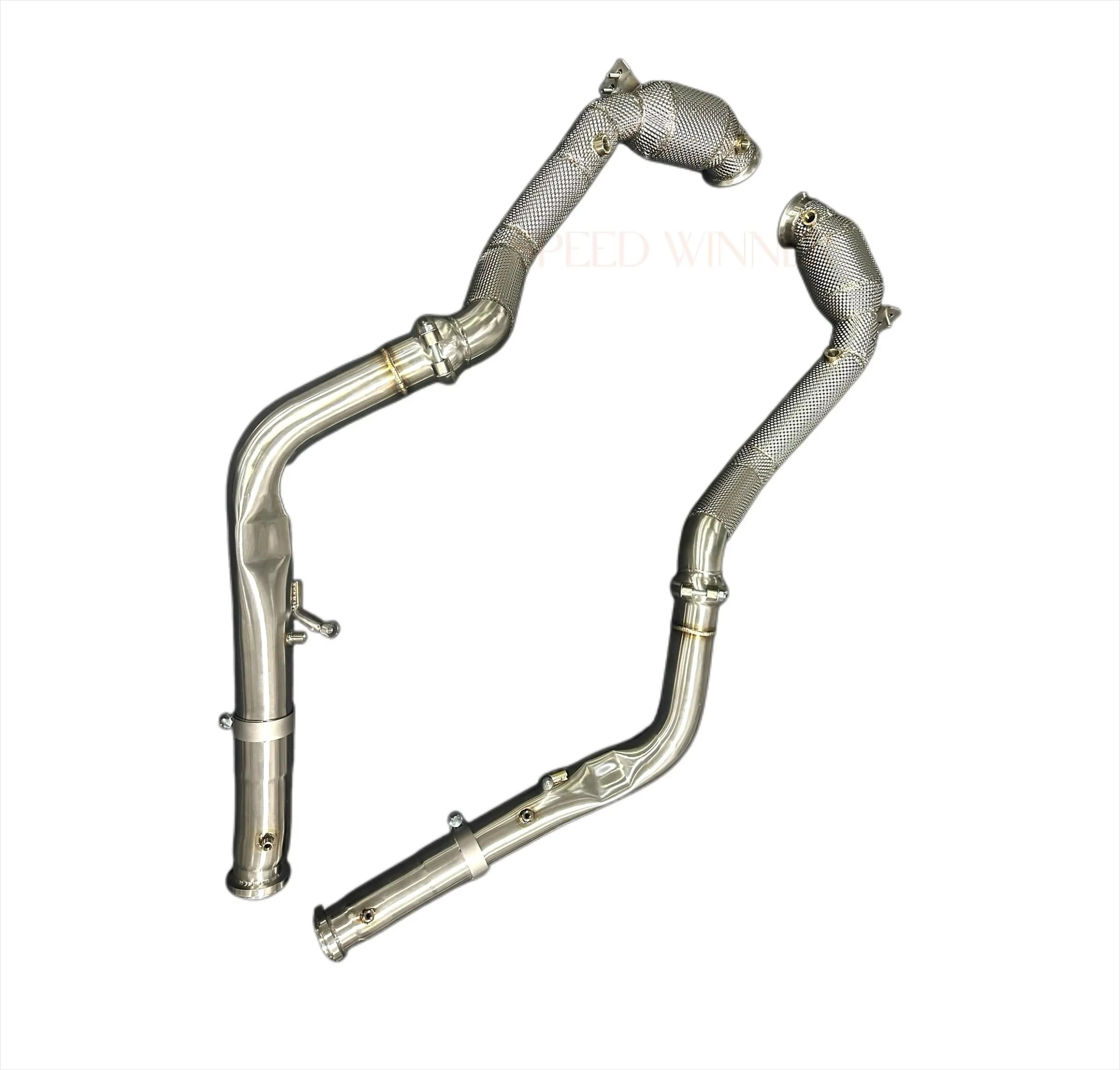 

Выпускная труба из нержавеющей стали 304 для Mercedes BENZ G63 с каталитическими водосточками на 200 ячеек 2022 4.0T W463A