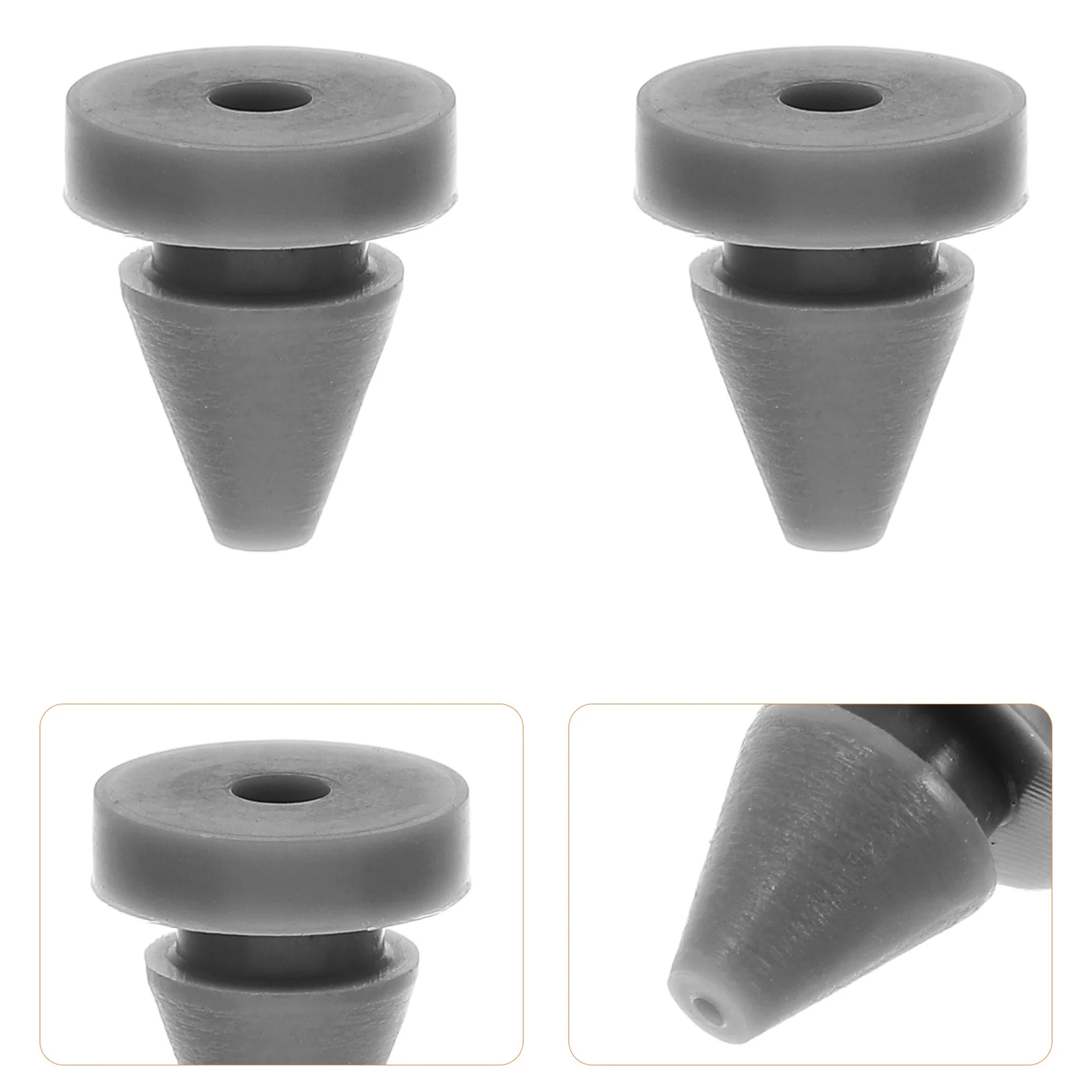 

50 Pieces Silicone Anti-Collision Blockage Door Bumper Guard Shock Absorbing Plug for Window Dust Blockage Wall Protection Noise