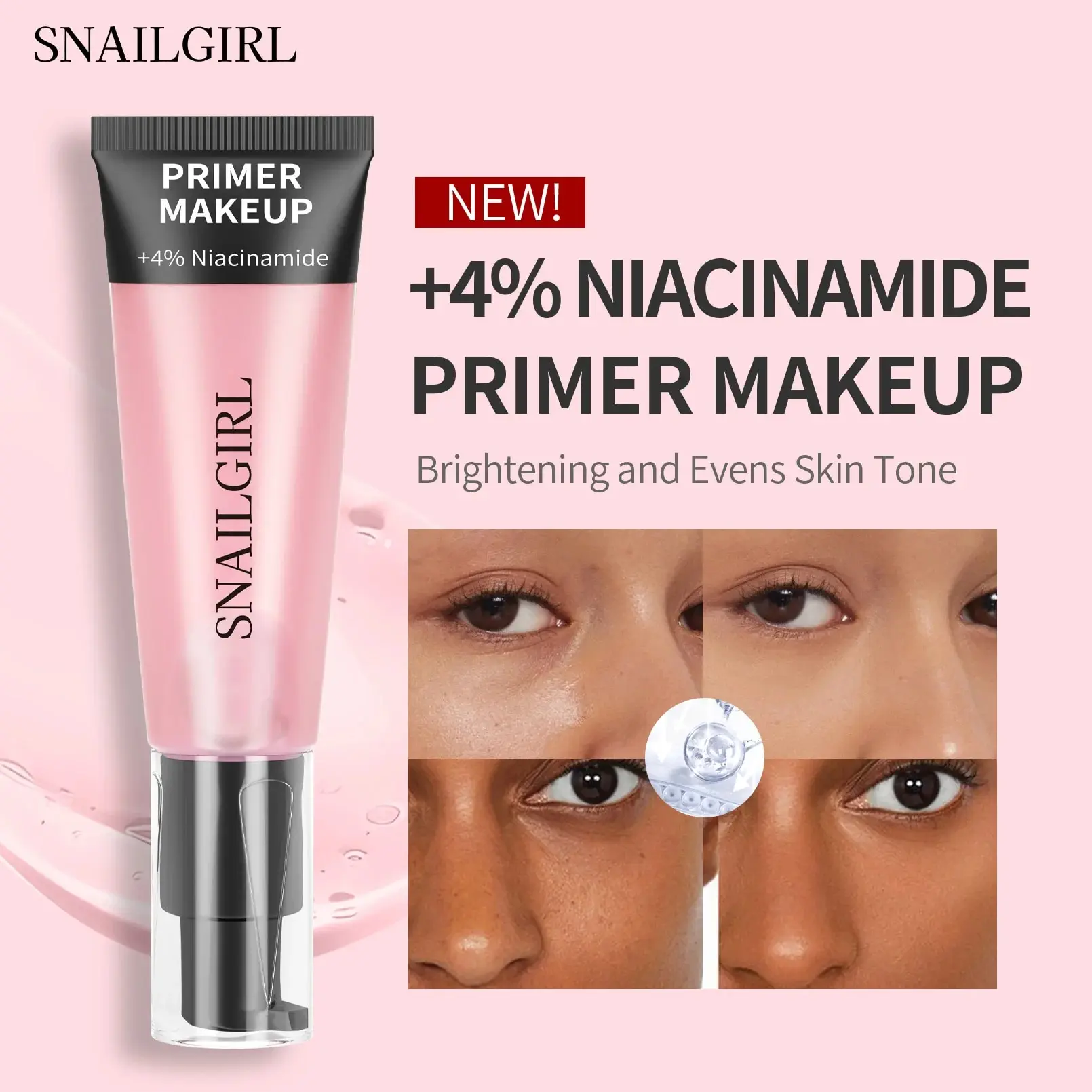 24ml Power Grip Primer Gel Based Hydrating Face Primer For Smoothing Skin Gripping Makeup Invisible Pore Colorless Primes