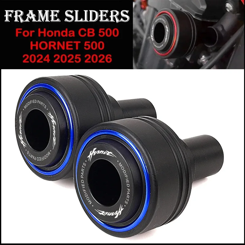 New For Honda CB 500 Hornet 500 2024 2025 2026 CB500 Motorcycle Accessories Falling Protection Pad Crash Protector Frame Sliders