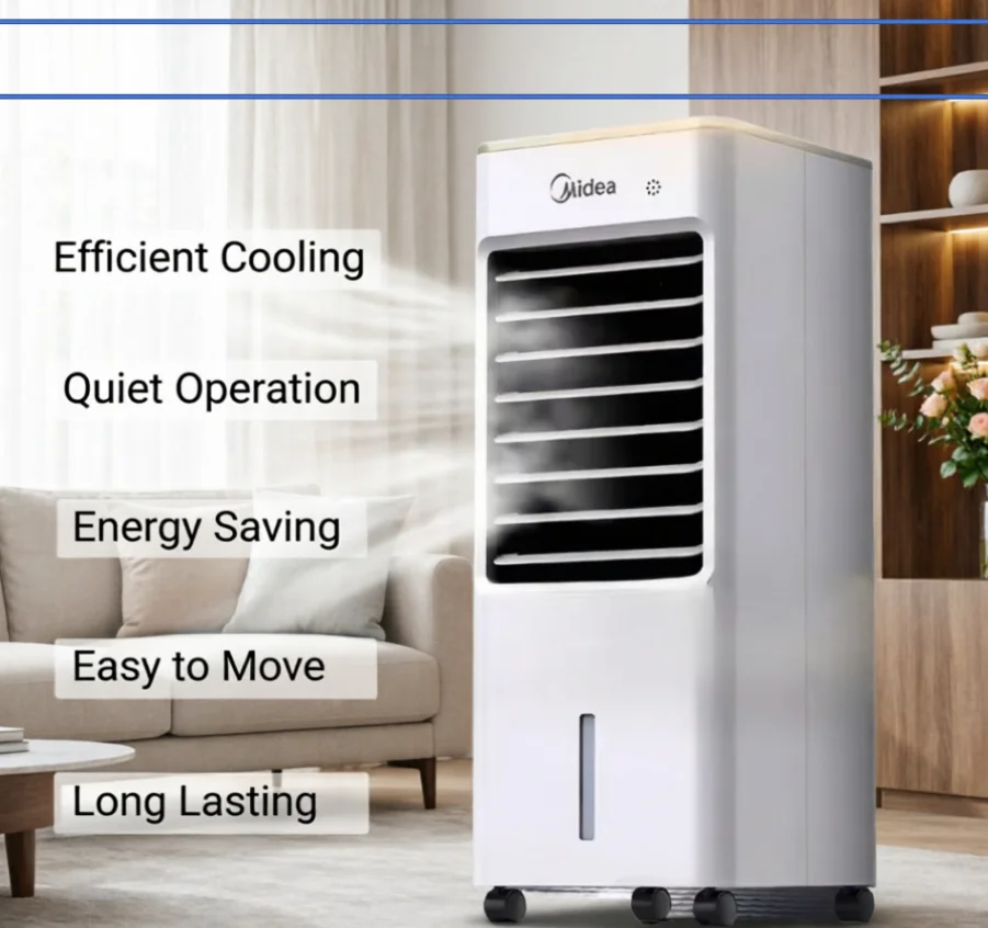 220V Portable Mini Cooling Fan Quiet Personal Air Cooler for Bedroom Household Use Compact Fan LYH
