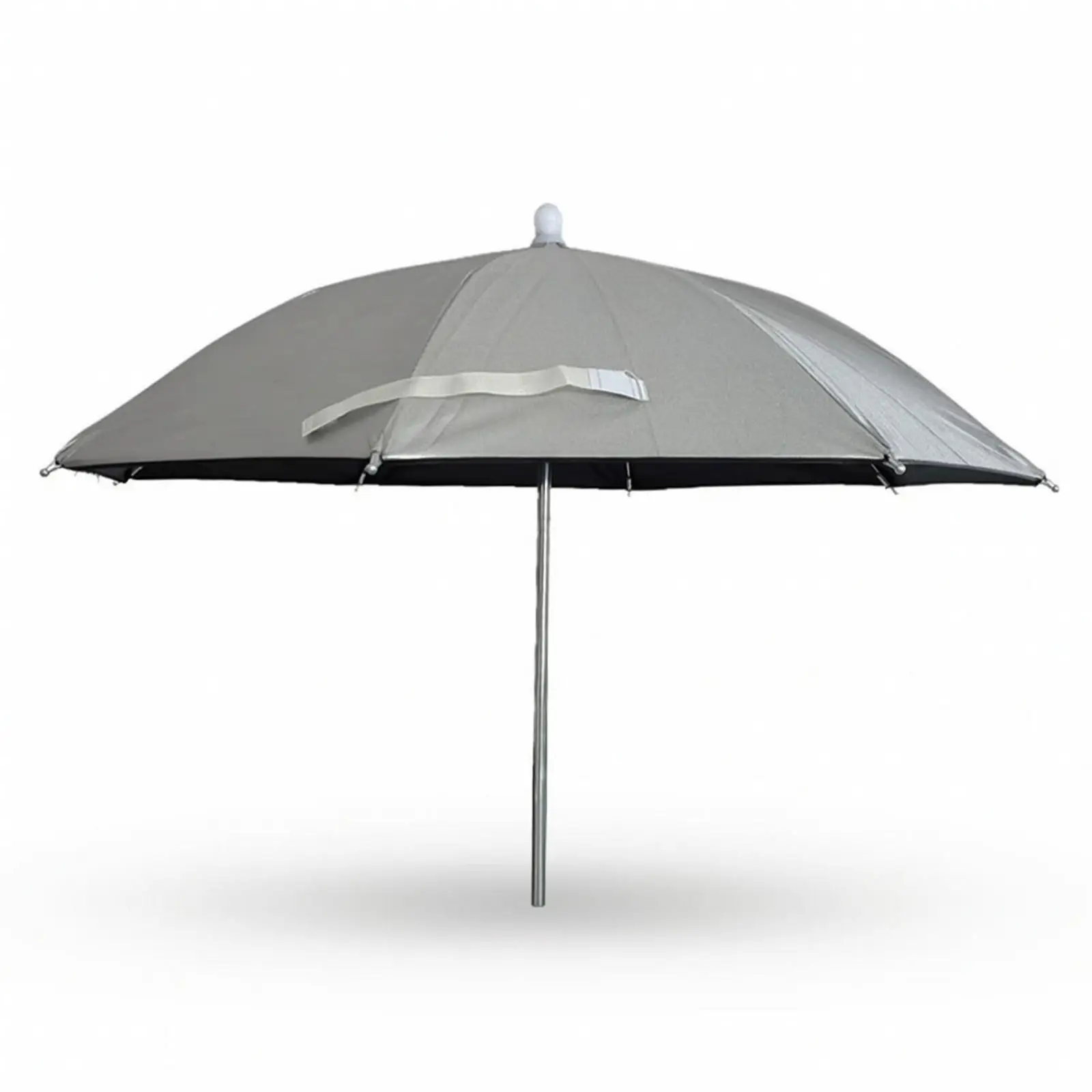 Attach-on Umbrella Compact Umbrella with Clamp Hands Clamp-on for Streamers, Outdoor, Live Streaming Silver Separate 50CM