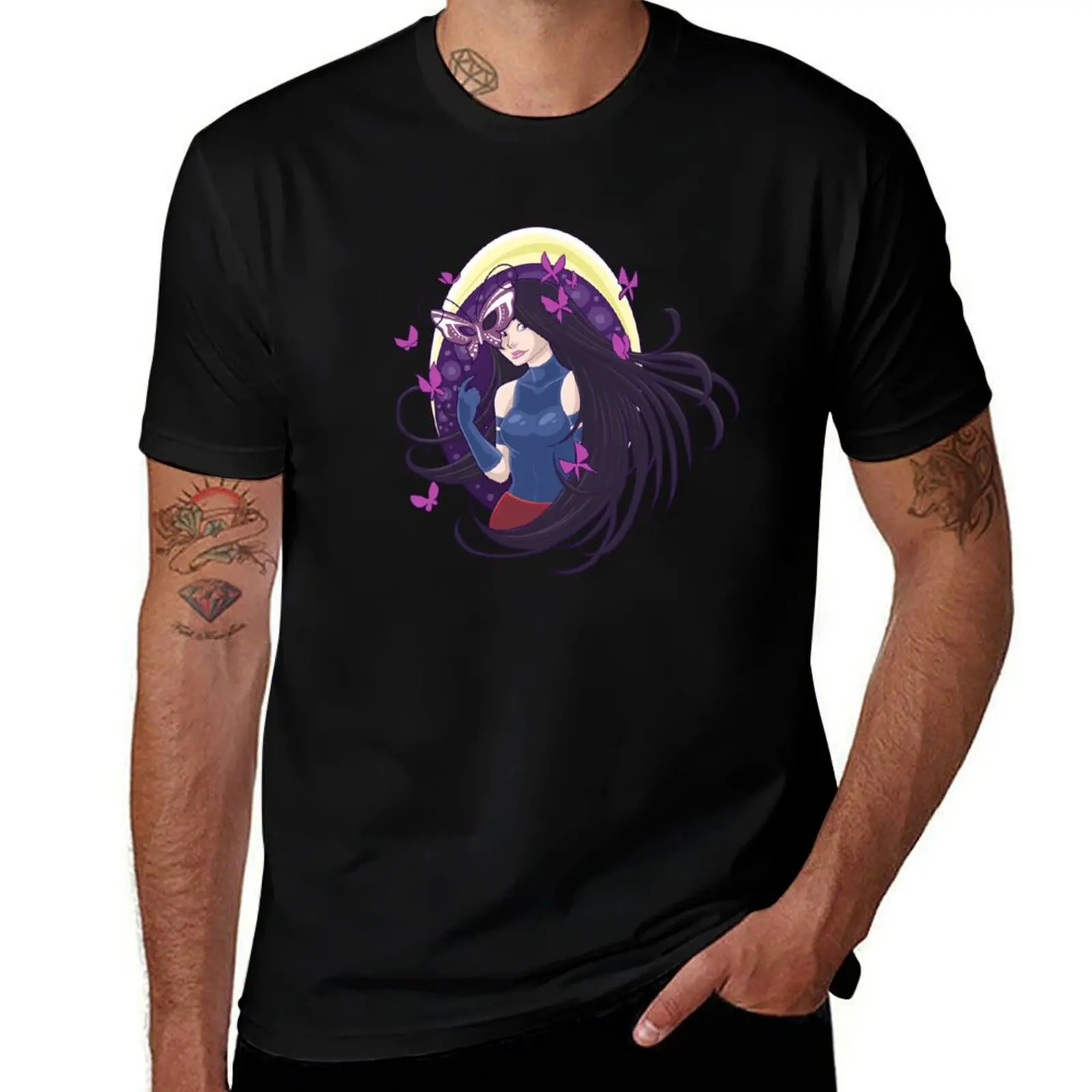 

Psylocked T-Shirt Basic Solid Color Casual Tee Shirt