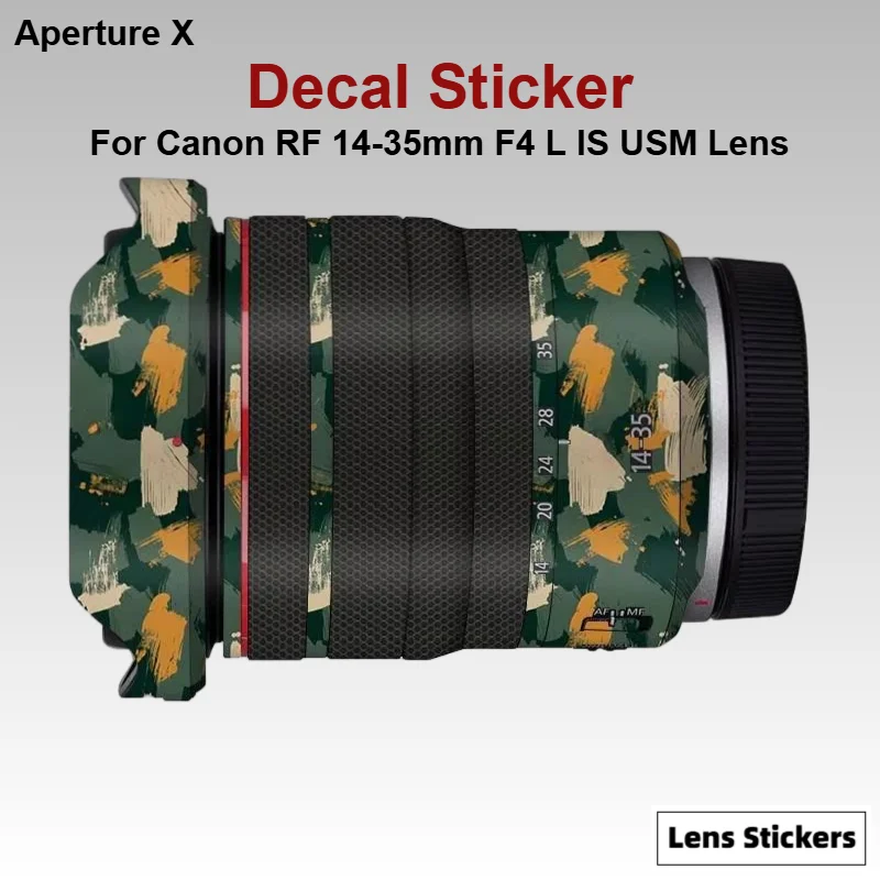 For Canon RF 14-35mm F4 L IS USM Lens Sticker Anti-Scratch Coat Wrap Protective Film Body Protector Decal Skin RF14-35 14-35 F/4
