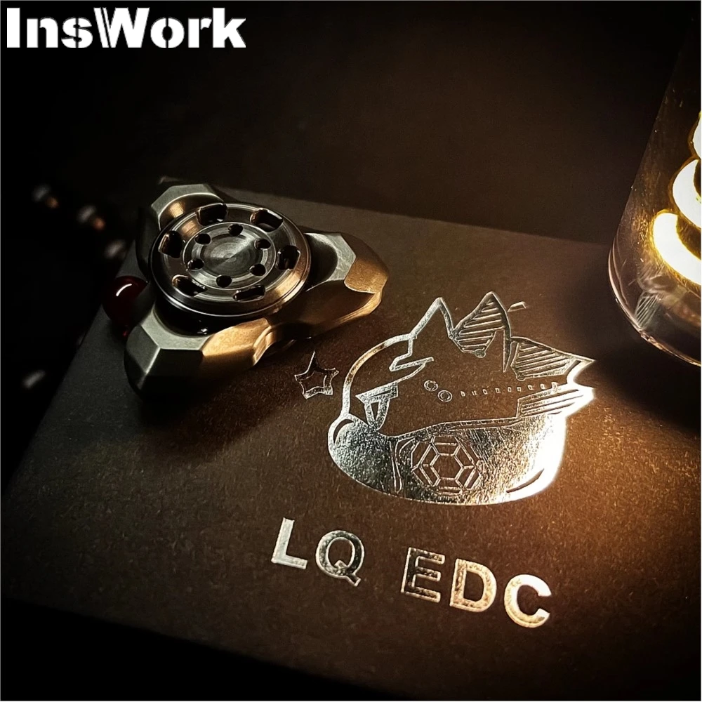 LQedc-Totoro Fidget Spinners, Metal Mão Spinner, Cool Fidgets, Stress Reliever Brinquedos