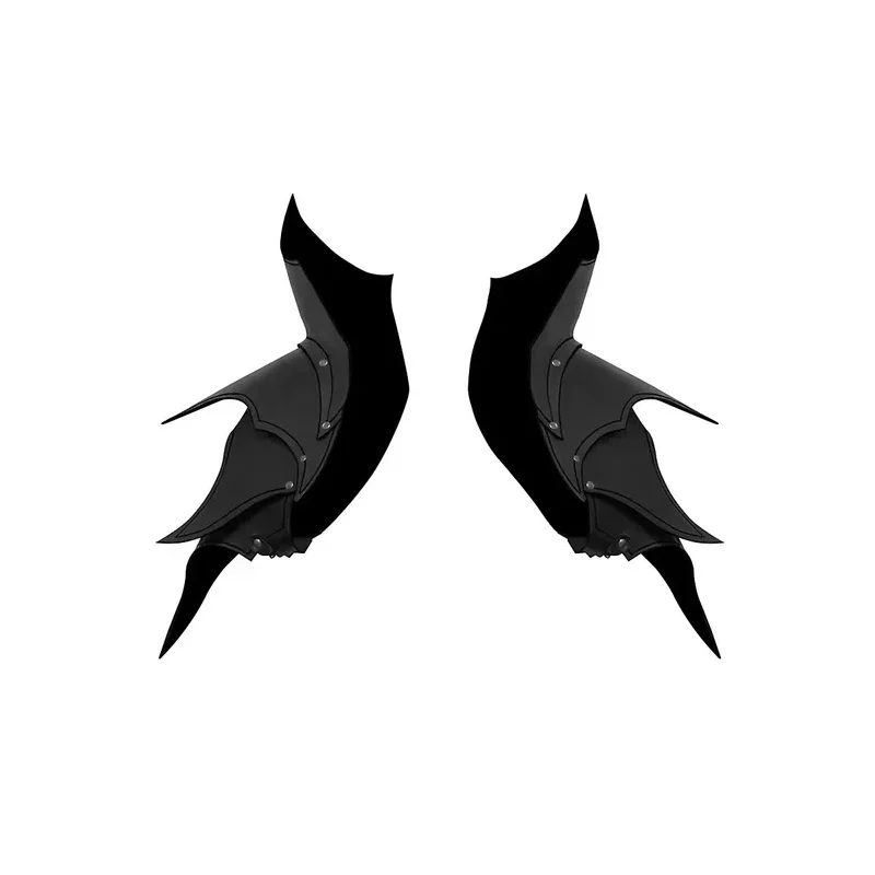 الرجال القرون الوسطى زي المهنية الجلود بولدرونز الكتف درع فارس المحارب تأثيري Larp ملحق هالوين كرنفال فستان hkh